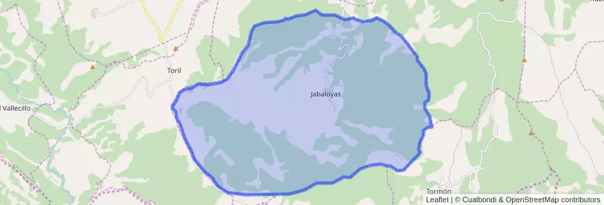 Mapa de ubicacion de Jabaloyas.