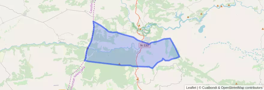 Mapa de ubicacion de Jalance.