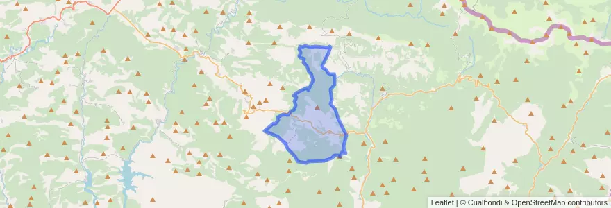 Mapa de ubicacion de Jaurrieta.