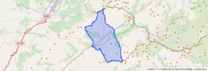 Mapa de ubicacion de Jerte.