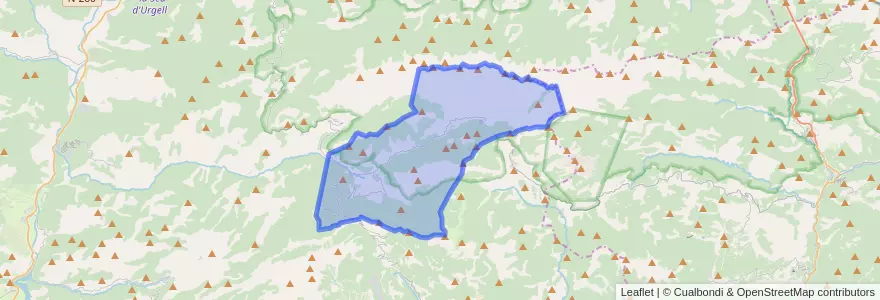 Mapa de ubicacion de Josa i Tuixén.