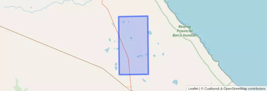 Mapa de ubicacion de Josefina.