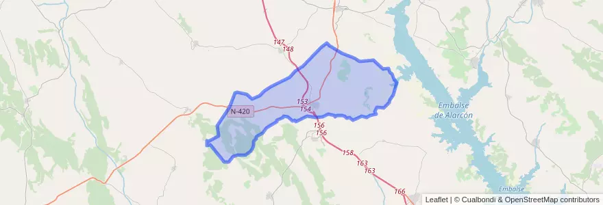 Mapa de ubicacion de La Almarcha.