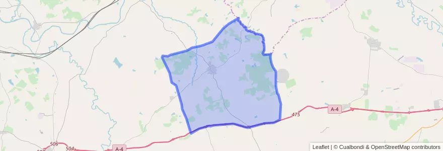 Mapa de ubicacion de La Campana.