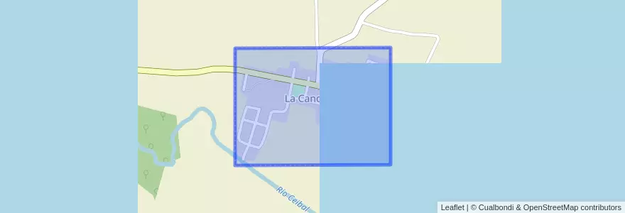 Mapa de ubicacion de La Candelaria.
