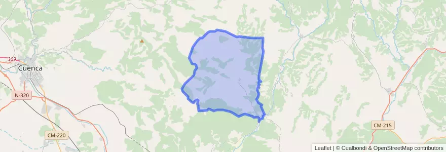 Mapa de ubicacion de La Cierva.