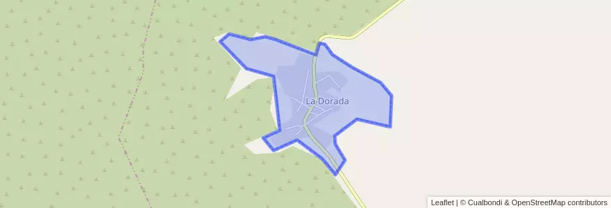 Mapa de ubicacion de La Dorada.