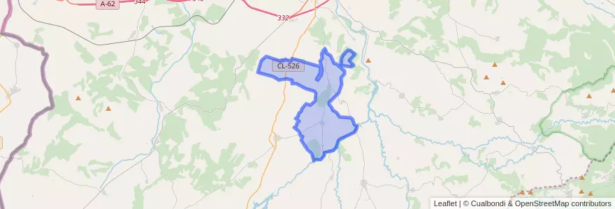 Mapa de ubicacion de La Encina.