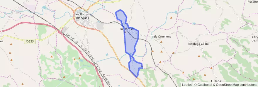 Mapa de ubicacion de la Floresta.
