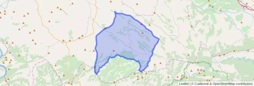 Mapa de ubicacion de la Granadella.