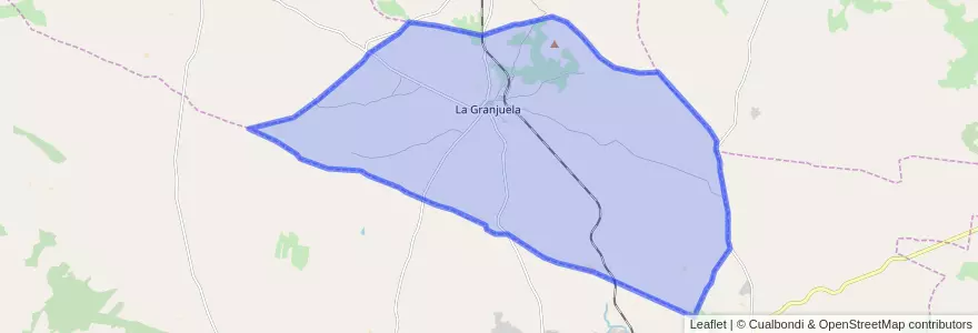 Mapa de ubicacion de La Granjuela.