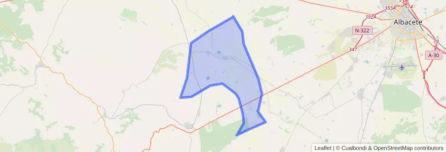 Mapa de ubicacion de La Herrera.