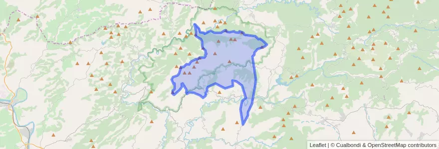 Mapa de ubicacion de la Morera de Montsant.