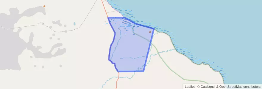Mapa de ubicacion de La Nueva.