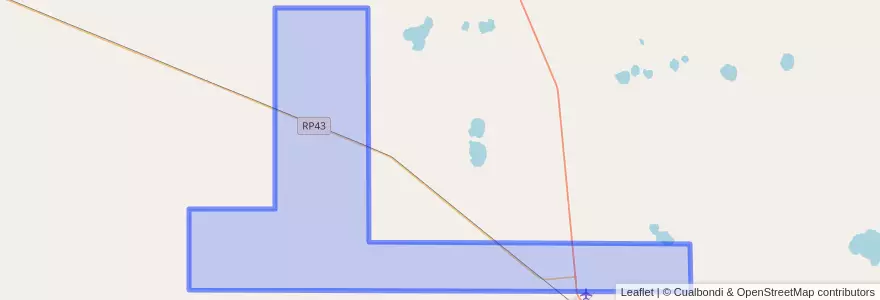 Mapa de ubicacion de La Querencia.