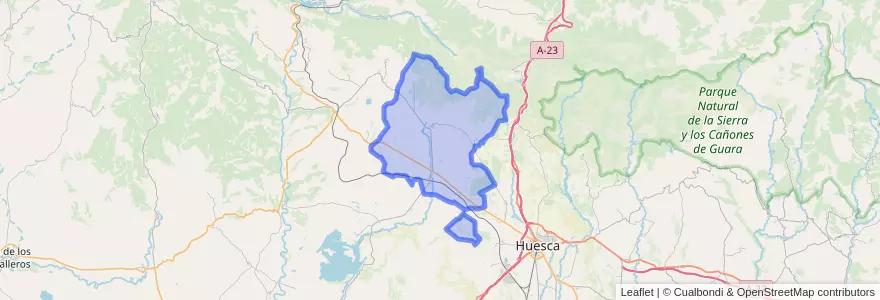 Mapa de ubicacion de La Sotonera.
