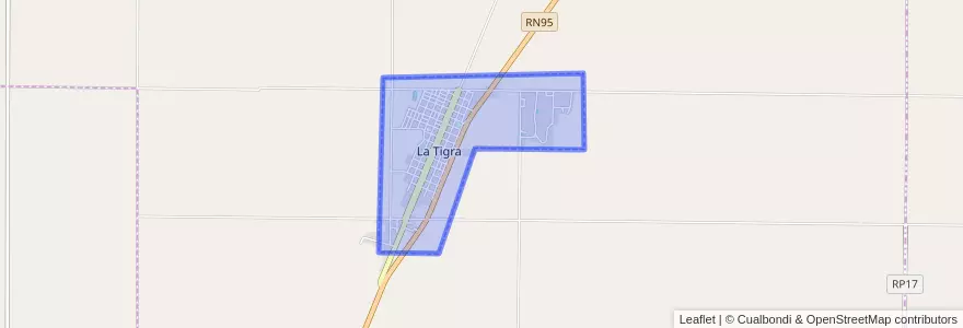 Mapa de ubicacion de La Tigra.