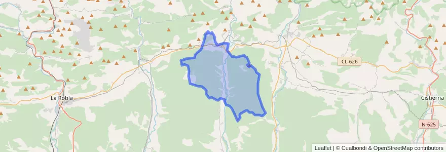 Mapa de ubicacion de La Vecilla.