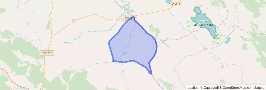 Mapa de ubicacion de La Yunta.