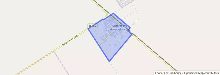 Mapa de ubicacion de Labordeboy.
