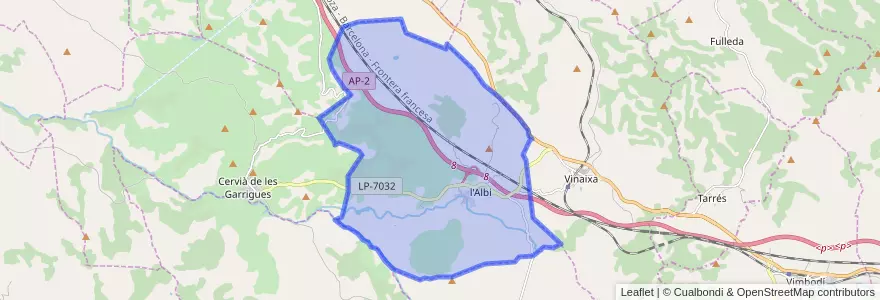 Mapa de ubicacion de l'Albi.
