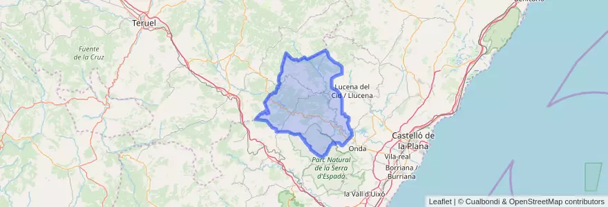 Mapa de ubicacion de Альто-Михарес.