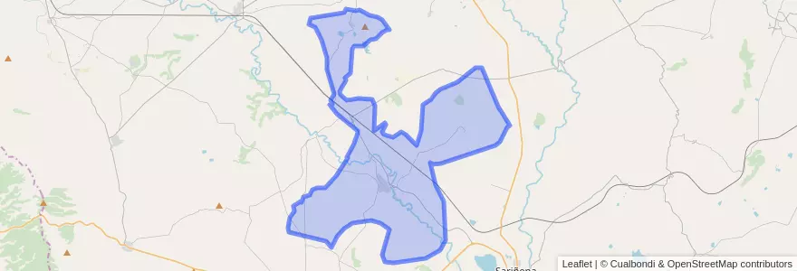 Mapa de ubicacion de Lalueza.