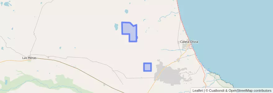 Mapa de ubicacion de Las Chapas.