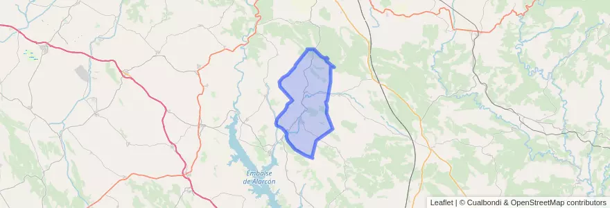 Mapa de ubicacion de Las Valeras.