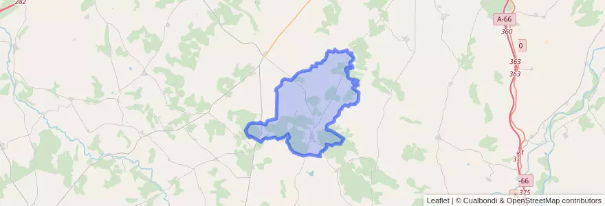 Mapa de ubicacion de Las Veguillas.
