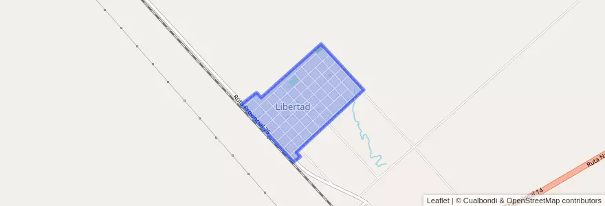 Mapa de ubicacion de Libertad.