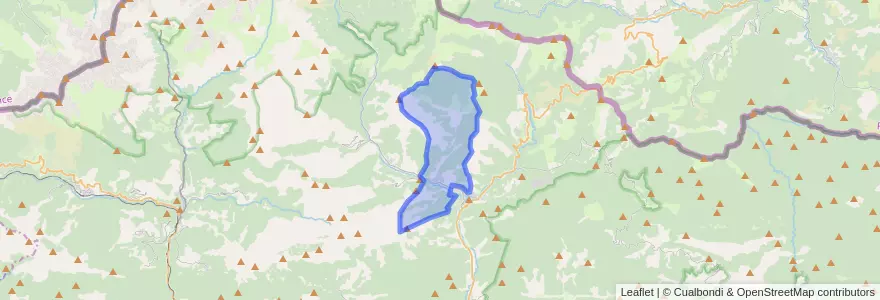 Mapa de ubicacion de Llanars.