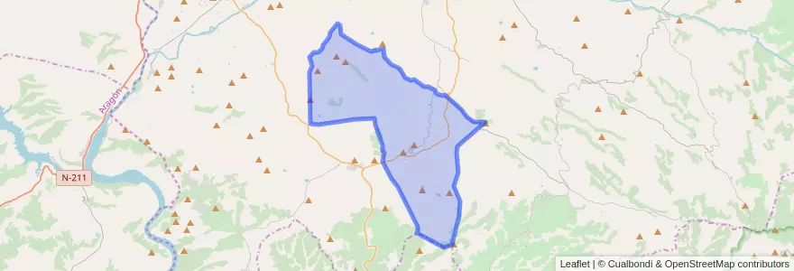 Mapa de ubicacion de Llardecans.