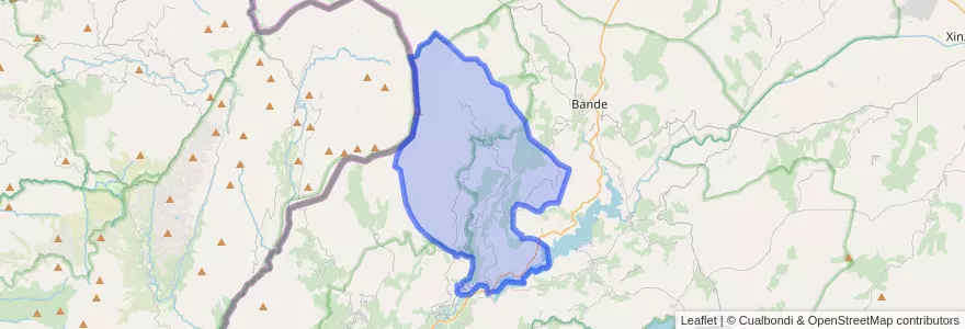 Mapa de ubicacion de Lobeira.