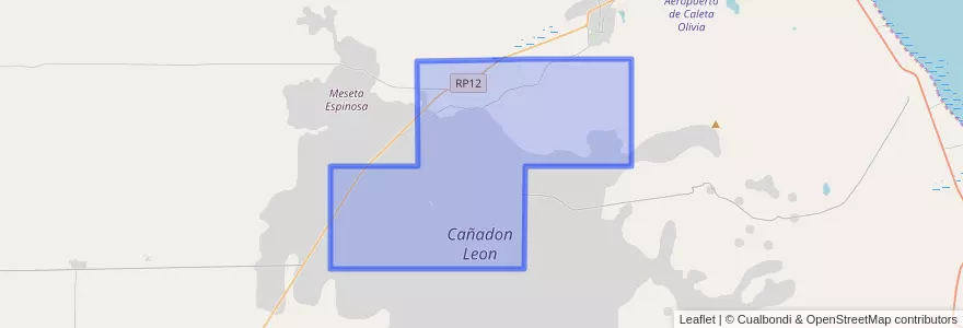 Mapa de ubicacion de Los Claveles.