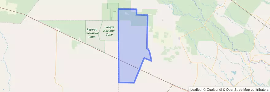 Mapa de ubicacion de Los Frentones.