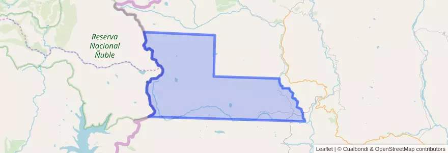Mapa de ubicacion de Los Miches.