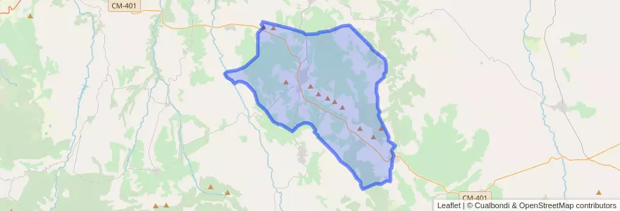 Mapa de ubicacion de Los Navalmorales.