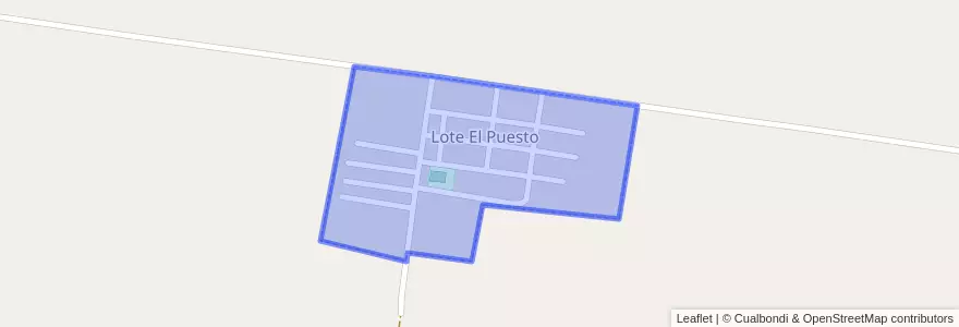 Mapa de ubicacion de Lote El Puesto.