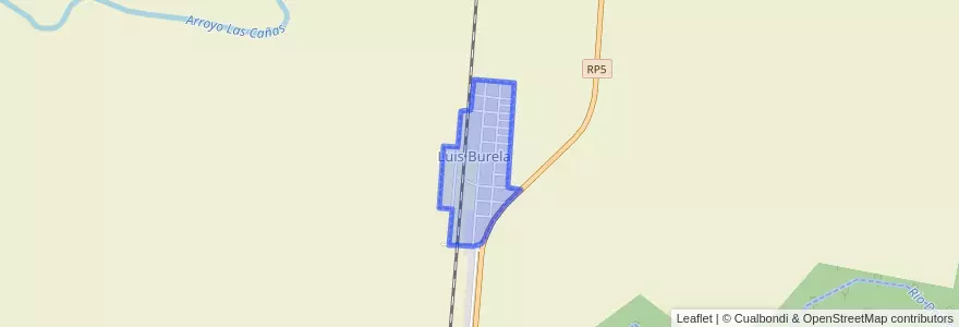 Mapa de ubicacion de Luis Burela.