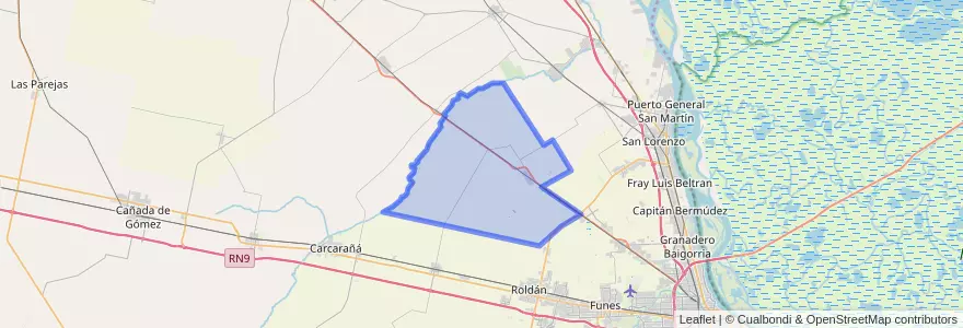 Mapa de ubicacion de Luis Palacios.