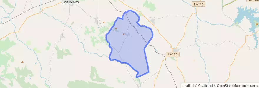 Mapa de ubicacion de Magacela.