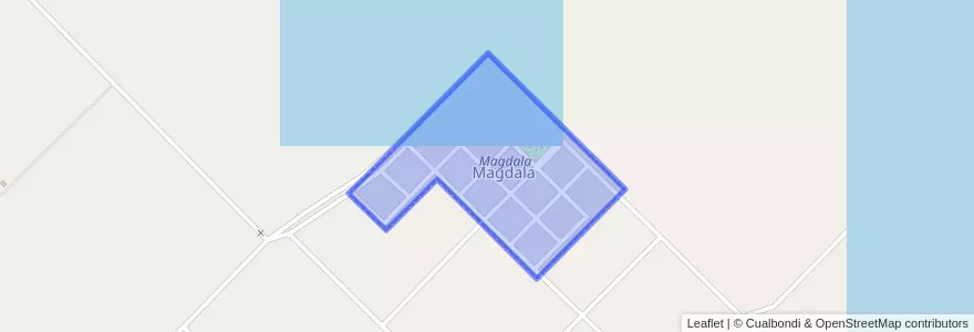 Mapa de ubicacion de Magdala.