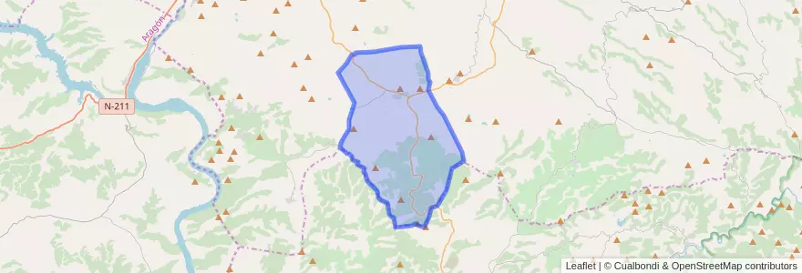 Mapa de ubicacion de Maials.