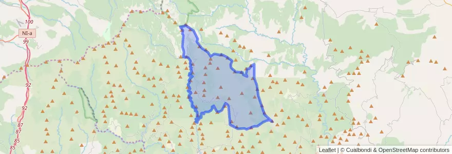 Mapa de ubicacion de Majaelrayo.