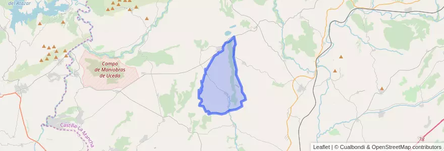 Mapa de ubicacion de Malaguilla.