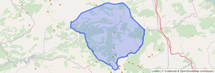 Mapa de ubicacion de Manzanera.