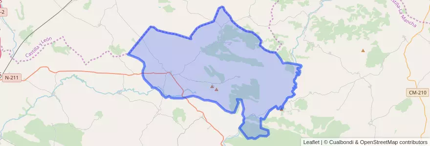 Mapa de ubicacion de Maranchón.