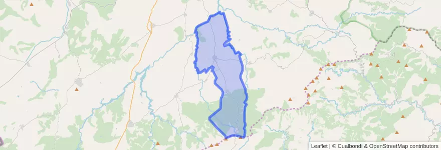 Mapa de ubicacion de Martiago.