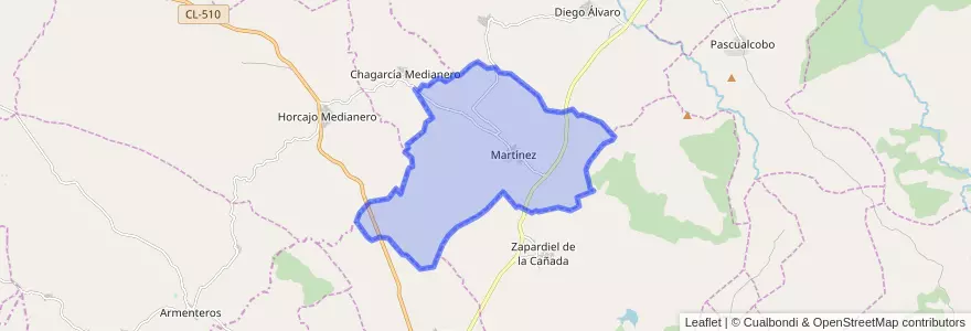 Mapa de ubicacion de Martínez.